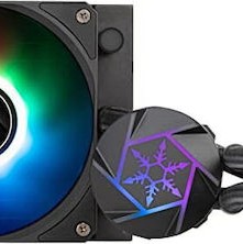 Silverstone SST-VD120-SLIM Υδρόψυξη Επεξεργαστή Μονού Ανεμιστήρα 120mm για Socket AM4/AM5/1700/1200/115x με ARGB Φωτισμό