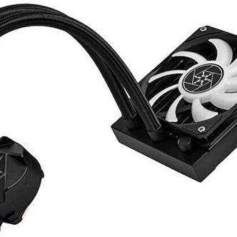 Silverstone SST-VD120-SLIM Υδρόψυξη Επεξεργαστή Μονού Ανεμιστήρα 120mm για Socket AM4/AM5/1700/1200/115x με ARGB Φωτισμό