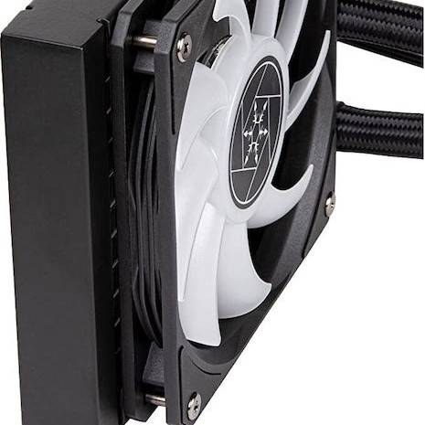 Silverstone SST-VD120-SLIM Υδρόψυξη Επεξεργαστή Μονού Ανεμιστήρα 120mm για Socket AM4/AM5/1700/1200/115x με ARGB Φωτισμό