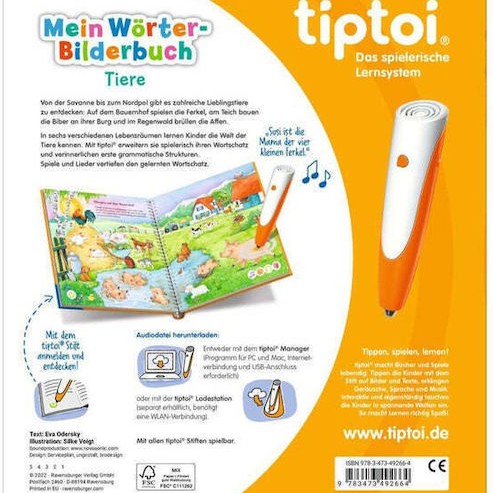 Tiptoi Mein Wörter-bilderbuch Tiere