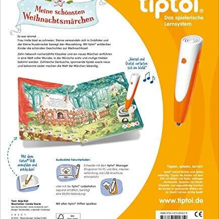 Tiptoi® My Most Beautiful Christmas Fairy Tales Christmas Book For Children From 4 Years Fairy Tale Books