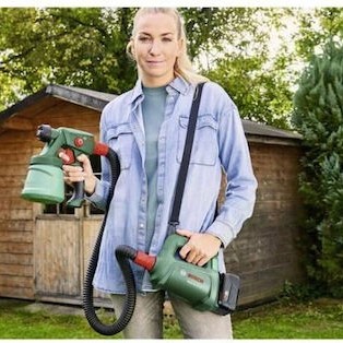 Bosch Ηλεκτρικό Πιστόλι Βαφής 18V Solo με Δοχείο 0.800lt