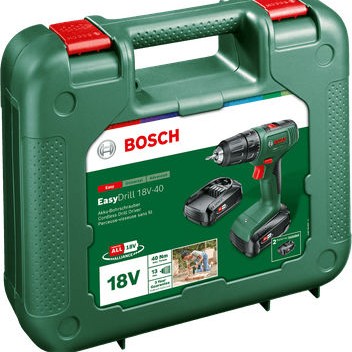 Bosch EasyDrill 18V-40 Κατσαβίδι Μπαταρίας Brushless 18V 2x2Ah
