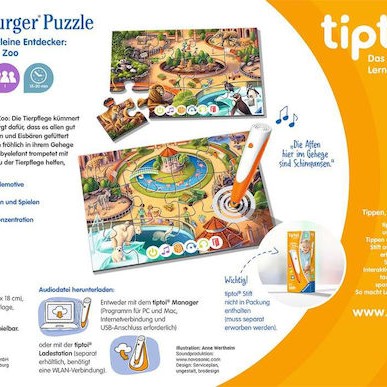 Παιδικό Puzzle Ζωολογικός Κήπος 24pcs για 3+ Ετών Ravensburger