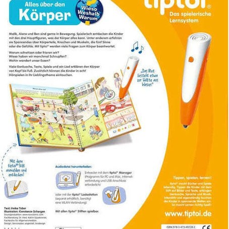 Ravensburger Wieso? Weshalb? Warum? Όλα Για Το Σώμα Εκπαιδευτικό Παιχνίδι Γνώσεων για 4-7 Ετών