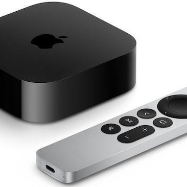 Apple TV Box MN893 4K UHD με WiFi και 128GB Αποθηκευτικό Χώρο με Λειτουργικό tvOS και Siri