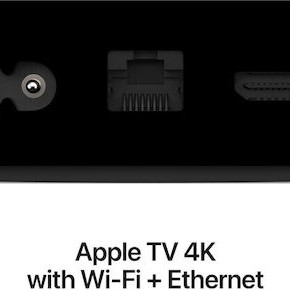 Apple TV Box MN893 4K UHD με WiFi και 128GB Αποθηκευτικό Χώρο με Λειτουργικό tvOS και Siri