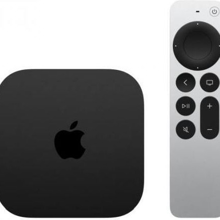 Apple TV Box MN873 4K UHD με WiFi και 64GB Αποθηκευτικό Χώρο με Λειτουργικό tvOS και Siri