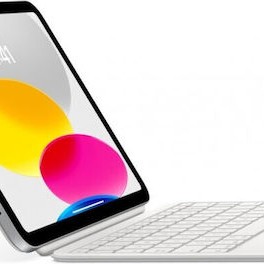 Apple Magic Keyboard Flip Cover Γερμανικά Λευκό (iPad 2022 10.9'') MQDP3D/A