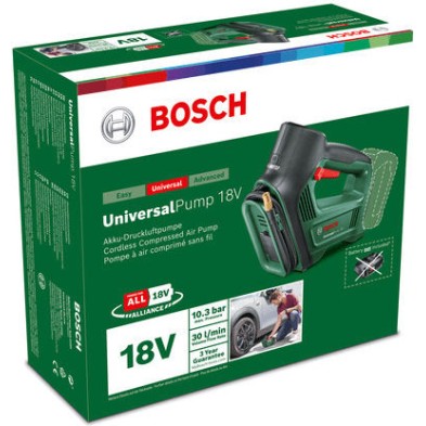 Bosch Τρόμπα Αυτοκινήτου 150PSI 18V (Χωρίς Μπαταρία)