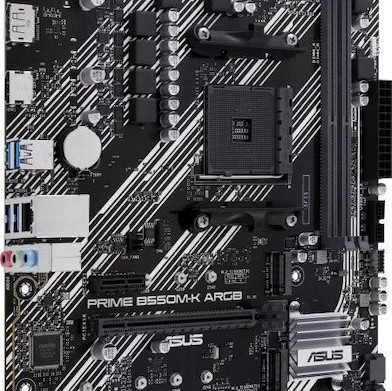 Asus Prime B550M-K ARGB Motherboard Micro ATX με AMD AM4 Socket