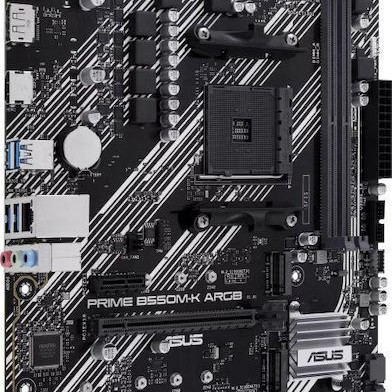 Asus Prime B550M-K ARGB Motherboard Micro ATX με AMD AM4 Socket