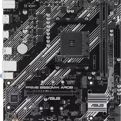Asus Prime B550M-K ARGB Motherboard Micro ATX με AMD AM4 Socket