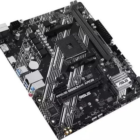 Asus Prime B550M-K ARGB Motherboard Micro ATX με AMD AM4 Socket