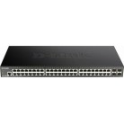 D-Link DGS-1250-52X Managed L2 PoE+ Switch με 48 Θύρες Gigabit (1Gbps) Ethernet και 4 SFP Θύρες