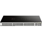 D-Link DGS-1250-52X Managed L2 PoE+ Switch με 48 Θύρες Gigabit (1Gbps) Ethernet και 4 SFP Θύρες