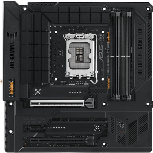 Asus TUF GAMING B760M-BTF WiFi Motherboard Micro ATX με Intel 1700 Socket
