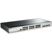 D-Link DGS-1510-28P Managed L3 PoE+ Switch με 24 Θύρες Gigabit (1Gbps) Ethernet και 2 SFP Θύρες