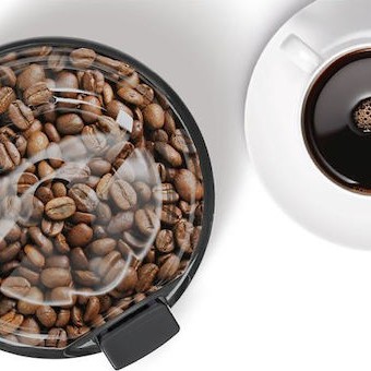 Bosch Ηλεκτρικός Μύλος Καφέ 180W με Χωρητικότητα 75gr Λευκός