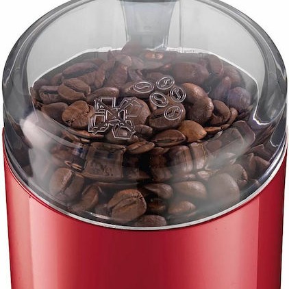 Bosch Ηλεκτρικός Μύλος Καφέ 180W με Χωρητικότητα 75gr Κόκκινος