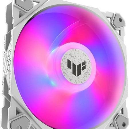 Asus TF120 Case Fan με ARGB Φωτισμό και Σύνδεση 4-Pin PWM Λευκό