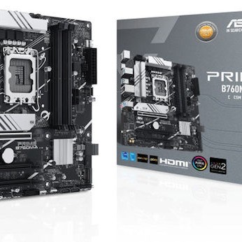 Asus Prime B760M-A-D4-CSM Motherboard Micro ATX με Intel 1700 Socket