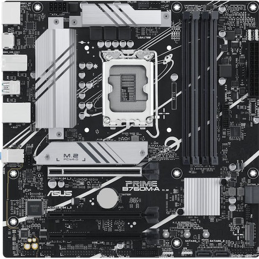 Asus Prime B760M-A-D4-CSM Motherboard Micro ATX με Intel 1700 Socket