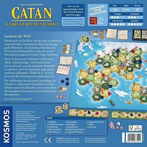 Επιτραπέζιο Παιχνίδι Catan - Dawn of Humanity για 3-4 Παίκτες 12+ Ετών (GER) Kosmos