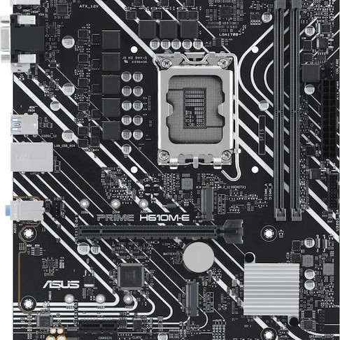 Asus Prime H610M-E-CSM Motherboard Micro ATX με Intel 1700 Socket 90MB1G10-M0EAYC