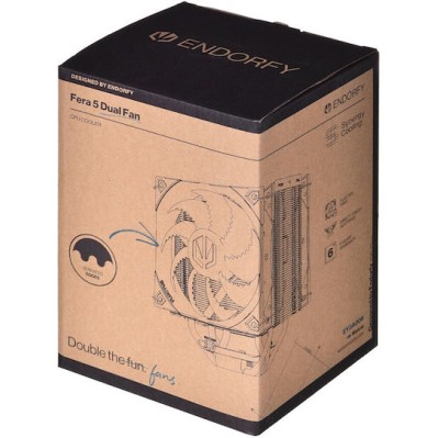 Endorfy Fera 5 Dual Fan Ψύκτρα Επεξεργαστή Διπλού Ανεμιστήρα για Socket AM4/AM5/1200/115x/1700