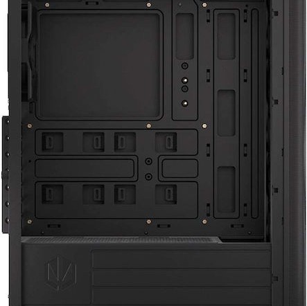 Endorfy Ventum 200 Air Gaming Midi Tower Κουτί Υπολογιστή με Πλαϊνό Παράθυρο Μαύρο