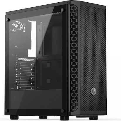 Endorfy Signum 300 Core Gaming Midi Tower Κουτί Υπολογιστή με Πλαϊνό Παράθυρο Μαύρο