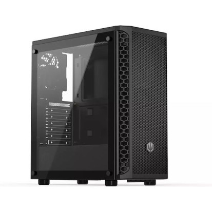 Endorfy Signum 300 Core Gaming Midi Tower Κουτί Υπολογιστή με Πλαϊνό Παράθυρο Μαύρο