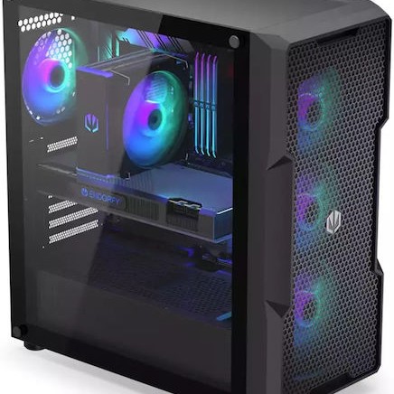 Endorfy Regnum 400 ARGB Gaming Midi Tower Κουτί Υπολογιστή με Πλαϊνό Παράθυρο Μαύρο