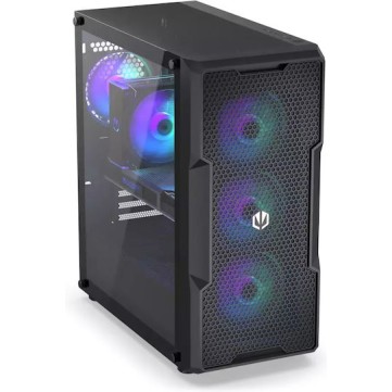 Endorfy Regnum 400 ARGB Gaming Midi Tower Κουτί Υπολογιστή με Πλαϊνό Παράθυρο Μαύρο