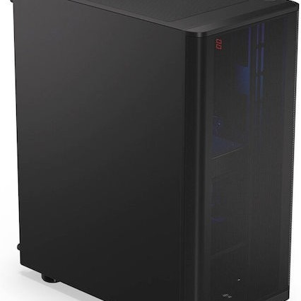 Endorfy Ventum 200 Solid Gaming Midi Tower Κουτί Υπολογιστή με Πλαϊνό Παράθυρο Μαύρο