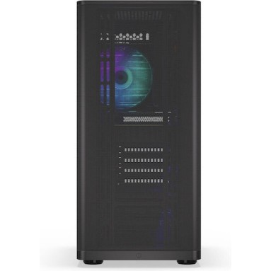 Endorfy Ventum 200 Solid Gaming Midi Tower Κουτί Υπολογιστή με Πλαϊνό Παράθυρο Μαύρο