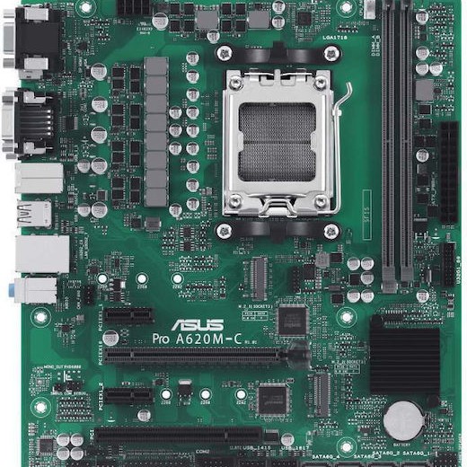 Asus Pro A620M-C-CSM Motherboard Micro ATX με AMD AM5 Socket 90MB1F80-M0EAYC