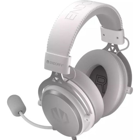 Endorfy VIRO Plus USB Over Ear Gaming Headset με σύνδεση USB Onyx White