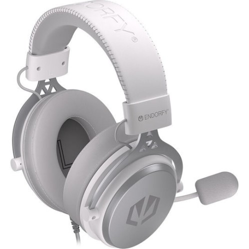 Endorfy VIRO Plus USB Over Ear Gaming Headset με σύνδεση USB Onyx White