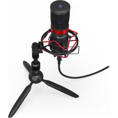 Endorfy Solum Streaming T Σετ Πυκνωτικό Μικρόφωνο USB Επιτραπέζιο για Φωνητικά