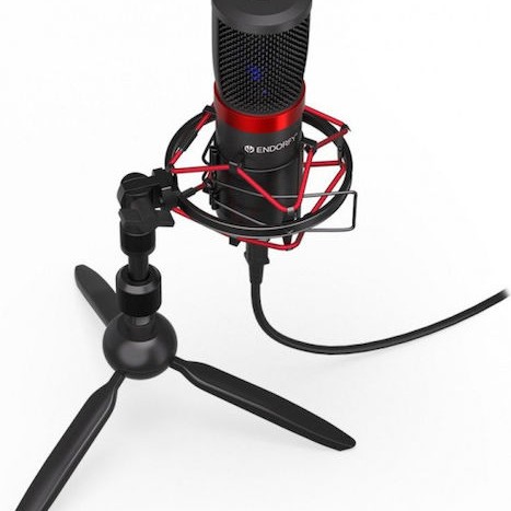 Endorfy Solum Streaming T Σετ Πυκνωτικό Μικρόφωνο USB Επιτραπέζιο για Φωνητικά
