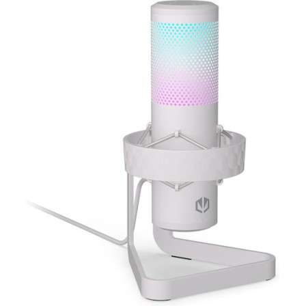 Endorfy Axis Πυκνωτικό Μικρόφωνο USB Επιτραπέζιο για Φωνητικά σε Λευκό Χρώμα