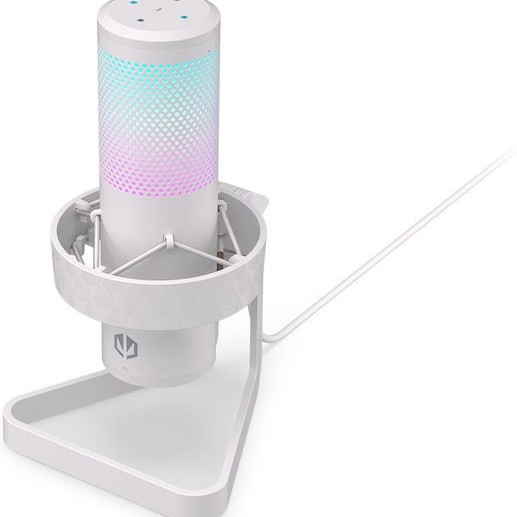 Endorfy Axis Πυκνωτικό Μικρόφωνο USB Επιτραπέζιο για Φωνητικά σε Λευκό Χρώμα