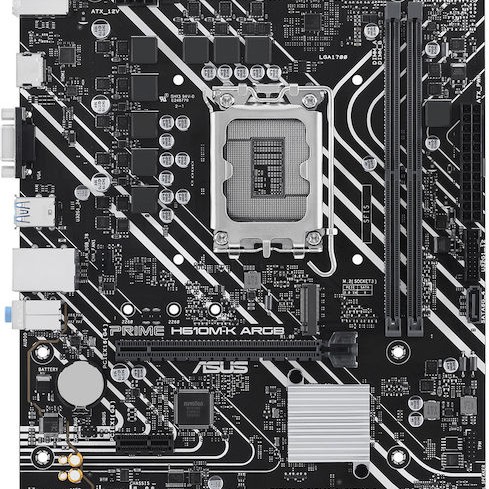 Asus Prime H610M-K ARGB Motherboard Micro ATX με Intel 1700 Socket