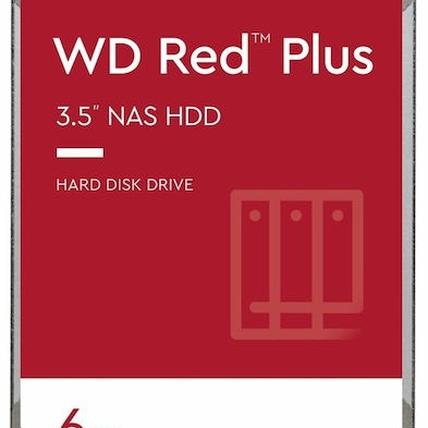 Western Digital Red Plus 6TB HDD Σκληρός Δίσκος 3.5