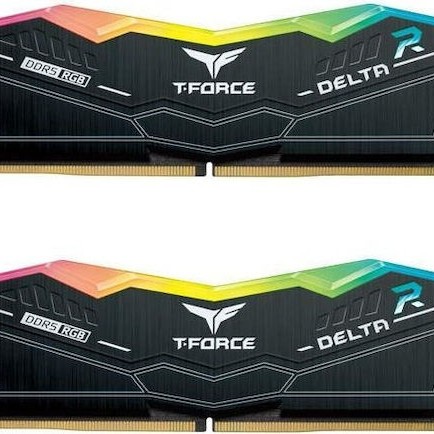 TeamGroup Delta RGB DDR5 32GB RAM με 2x16GB Modules και Ταχύτητα 7600 για Desktop