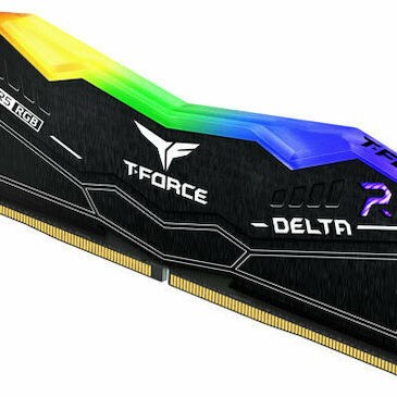 TeamGroup Delta RGB DDR5 32GB RAM με 2x16GB Modules και Ταχύτητα 7600 για Desktop