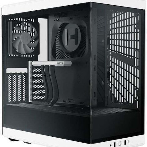 HYTE Y40 Gaming Midi Tower Κουτί Υπολογιστή με Πλαϊνό Παράθυρο Λευκό