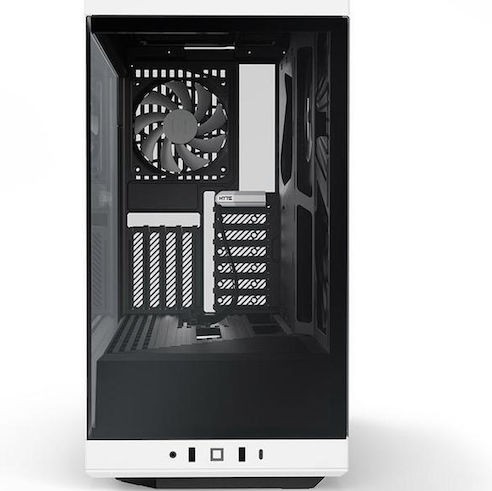HYTE Y40 Gaming Midi Tower Κουτί Υπολογιστή με Πλαϊνό Παράθυρο Λευκό